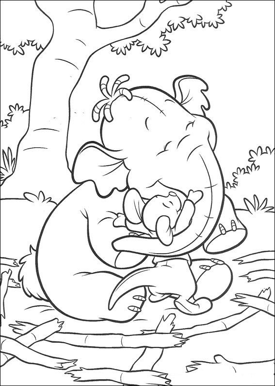 Plansa de colorat cu Winnie de Pooh 60 58